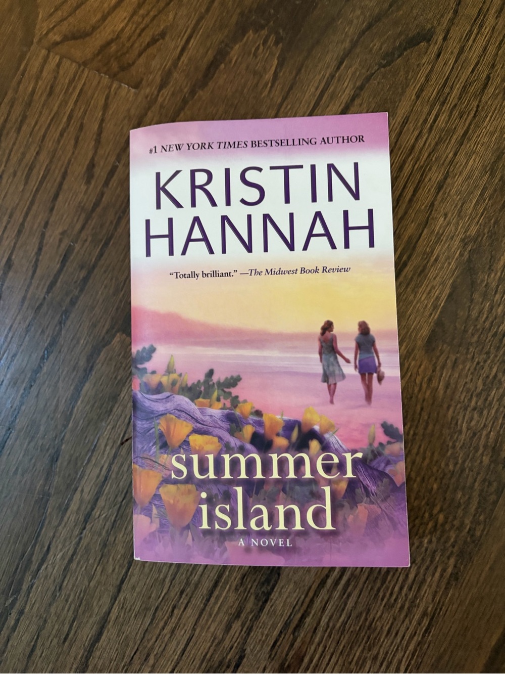 Kristin Hannah "Summer Island" Paperback - Pink & Purple Cover EUC